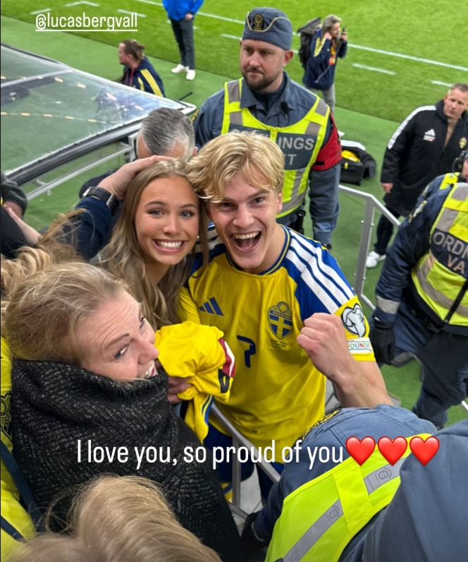 世界杯高清赛事平台-贝里瓦尔家人、女友现场观战瑞典:我们也没想到他能这么复出参赛